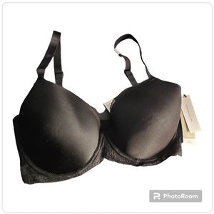 NWT Calvin Klein 34DDD black bra